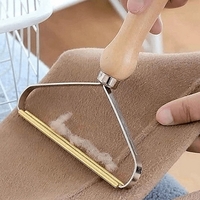 НЕМСКИ Метален уред за премахване на власинки от текстилни повърхности Metal Lint Roller + ЛЕД ФЕНЕР