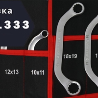 НЕМСКИ Полски Комплект Комбинирани Ключове 47 части MAR-POL + ЛЕД ФЕНЕР