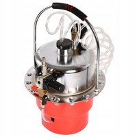 НЕМСКИ Пневматичен Уред за смяна на Спирачна Течност KraftWelle + ЛЕД ФЕНЕР