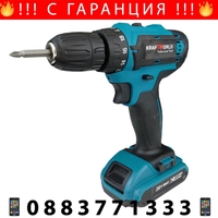 НЕМСКИ Акумулаторен Винтоверт Безжичен KRAFT 36V + 30 части + ЛЕД ФЕНЕР