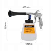 НЕМСКИ Пистолет за професионално пране и почистване Торнадор STAHLMAYER + ЛЕД ФЕНЕР