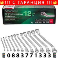 НЕМСКИ Ключове Лули Комплект ROCKFORCE 6–32 мм 12 Части + ЛЕД ФЕНЕР