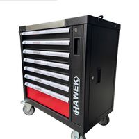 НЕМСКИ Професионален Шкаф за Инструменти с Метален Плот HAWEK HW-1153 + ЛЕД ФЕНЕР