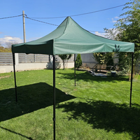 НЕМСКА Сгъваема Градинска Шатра Тип Хармоника + ЛЕД ФЕНЕР