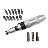 НЕМСКА Ударна Отвертка с накрайници FORCEKRAFT 17части отверка + ЛЕД ФЕНЕР