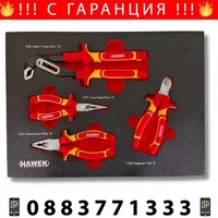 НЕМСКИ Професионален Шкаф С Инструменти HAWEK-12 чекмеджета +ЛЕД ФЕНЕР