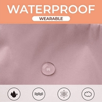 НЕМСКА Сгъваема чанта сак органайзер, Подходяща за ежедневна употреба, 2 джоба с цип + ЛЕД ФЕНЕР..