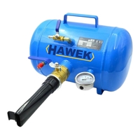 НЕМСКА Бутилка за Шоково Помпане на гуми – Бустер 21 литра HAWEK Полша + ЛЕД ФЕНЕР