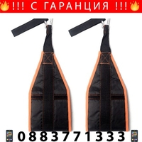 НЕМСКИ Каишки за коремни преси за вертикална употреба, Здрави презрамки + ЛЕД ФЕНЕР.