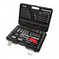 НЕМСКИ Инструменти EverForce 125 Части + Ключове 8-22мм + ЛЕД ФЕНЕР