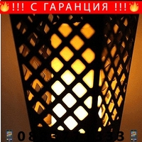 НЕМСКА Голяма Соларна LED лампа за градина, Тип Пламък, 2/4/8 броя + ЛЕД ФЕНЕР