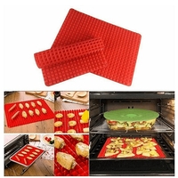 НЕМСКА Незалепваща релефна силиконова подложка за топло сервиране и отцеждане, Равномерно разпределение на топлината + ЛЕД ФЕНЕР