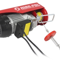 НЕМСКА Лебедка Телфер 125/250кг 12 метра 500W + ЛЕД ФЕНЕР