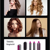 НЕМСКА Многофункционална маша за коса с 5 различни приставки, WrapAir 1000 W + ЛЕД ФЕНЕР