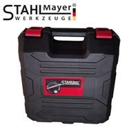 НЕМСКА Акумулаторна Вакум Помпа за Плочки Вендуза с Манометър STAHLMAYER до 150кг Вакуум с батерия + ЛЕД ФЕНЕР