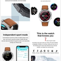 НЕМСКИ Smart Watch Lemfo G33 черен часовник с пулс и кръвно налягане + ЛЕД ФЕНЕР