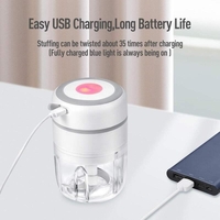 НЕМСКИ Безжичен мини чопър + ЛЕД ФЕНЕР