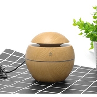 НЕМСКИ Мини USB арома дифузер и овлажнител за въздух с елегантен дизайн + ЛЕД ФЕНЕР