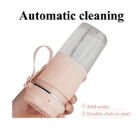 НЕМСКИ Преносима чаша миксер KLP-08 с USB кабел , 450ml, 35W + ЛЕД ФЕНЕР