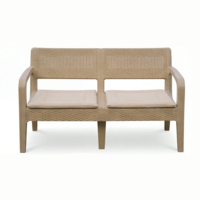 НЕМСКИ Луксозен Градински Комплект С Възглавници Рейна + ЛЕД ФЕНЕР