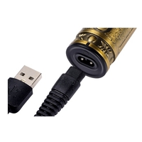 НЕМСКА Машинка за подстригване VGR V-085, 10 W, Закалено острие, Четка за почистване, USB кабел за зареждане, Златен + ЛЕД ФЕНЕР