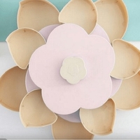 НЕМСКА Двуетажна моделираща и въртяща се кутия за ядки и бонбони, Пластмасова + ЛЕД ФЕНЕР