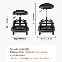 НЕМСКИ Регулируем работен стол на колела + ЛЕД ФЕНЕР