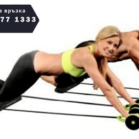 НЕМСКИ Уред за домашен фитнес с 6 различни нива на трудностМаксимално натоварване 110 кг, 13×41.5×14.6 см + ЛЕД ФЕНЕР