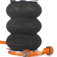 НЕМСКИ Пневматичен Крик балон 6 тона 6000кг BJC + ЛЕД ФЕНЕР