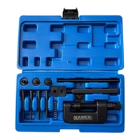 НЕМСКИ Професионален комплект за разнитване и занитване на вериги HAWEK HW-1103 + ЛЕД ФЕНЕР