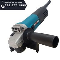 НЕМСКИ Електрически Ъглошлайф Kraft 125 мм 1400W с регулация на оборотите + ЛЕД ФЕНЕР