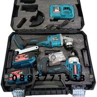 НЕМСКИ Акумулаторен Гайковерт и Безчетков Ъглошлайф Безжичен 36V 8,0AH STAHLMAYER 2х Батерии + ЛЕД ФЕНЕР