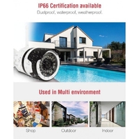 НЕМСКО Wateproof Camera WIFI за външен монтаж, нощно виждане Full HD + ЛЕД ФЕНЕР