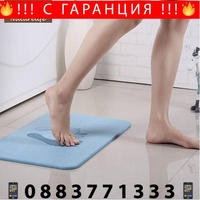 НЕМСКА Попиваща подложка за баня за крака от Диатомитен материал / бежова/ + ЛЕД ФЕНЕР