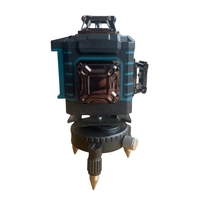 НЕМСКИ 4D Лазерен Нивелир с 16 линии KRAFTROYAL 4Д Самонивелиращ със сензор индикация на батерия със тринога трипод стойка + ЛЕД ФЕНЕР