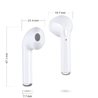 НЕМСКИ AirPods Bluetooth Слушалки i12 TWS 3D + ЛЕД ФЕНЕР