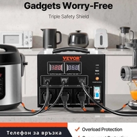 НЕМСКИ Трансформатор/конвертор на напрежение + ЛЕД ФЕНЕР