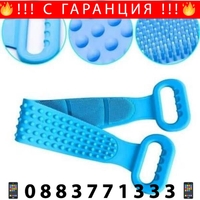 НЕМСКА Ексфолираща и масажираща гъба за гръб и тяло + ЛЕД ФЕНЕР