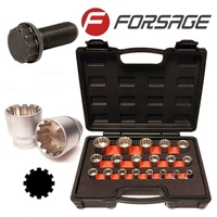 НЕМСКИ Вложки к-т 1/2 SPLINE 12-стенни Forsage F-4194-9 + ЛЕД ФЕНЕР