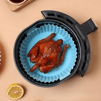 НЕМСКИ Фритюрник Silver Crest, С горещ въздух, С функция печене, 6л, 2400 W, Подарък силиконова подложка + ЛЕД ФЕНЕР