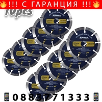 НЕМСКИ Диамантен Диск 115мм 125мм 230мм HAWEK PREMIUM Полша 22.23-20мм + ЛЕД ФЕНЕР