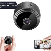 НЕМСКА Камера Wireless, WiFi, Security, Camera, IP, HD, 1080P, черна + ЛЕД ФЕНЕР