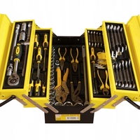 НЕМСКИ Комплект Инструменти WMC в практичен метален куфар 60 части + ЛЕД ФЕНЕР