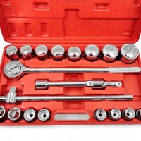 НЕМСКО Гедоре 21 части 3/4 6-стенен или 12-стенен 19-50мм Mar-Pol + ЛЕД ФЕНЕР