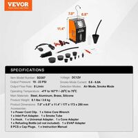 НЕМСКИ Автомобилен детектор за течове с дим + ПОДАРЪК ЛЕД ФЕНЕР