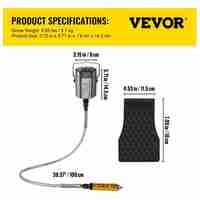 НЕМСКИ Висящ гъвкав шлайф – 780W + Подарък ЛЕД ФЕНЕР