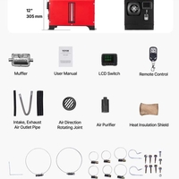 НЕМСКИ 8KW дизелов паркинг отоплител + ЛЕД ФЕНЕР