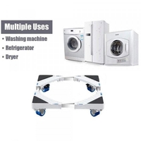 НЕМСКА Платформа на колела за домакински машини и мебели 56x56см. + ЛЕД ФЕНЕР