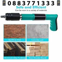 НЕМСКИ Професионален Пистолет За Пирони+100бр Пирони IRON512+ЛЕД ФЕНЕР