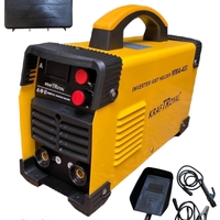 НЕМСКИ Професионален Инверторен Електрожен 400A KRAFTROYAL Заваръчен Апарат ММА с дисплей в Куфар + ЛЕД ФЕНЕР